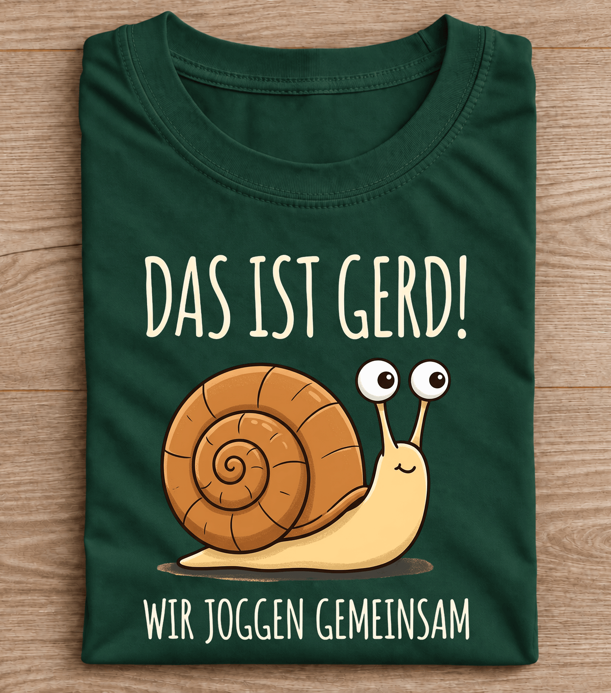 Das Ist Gerd Funny Snail Jogging T-Shirt