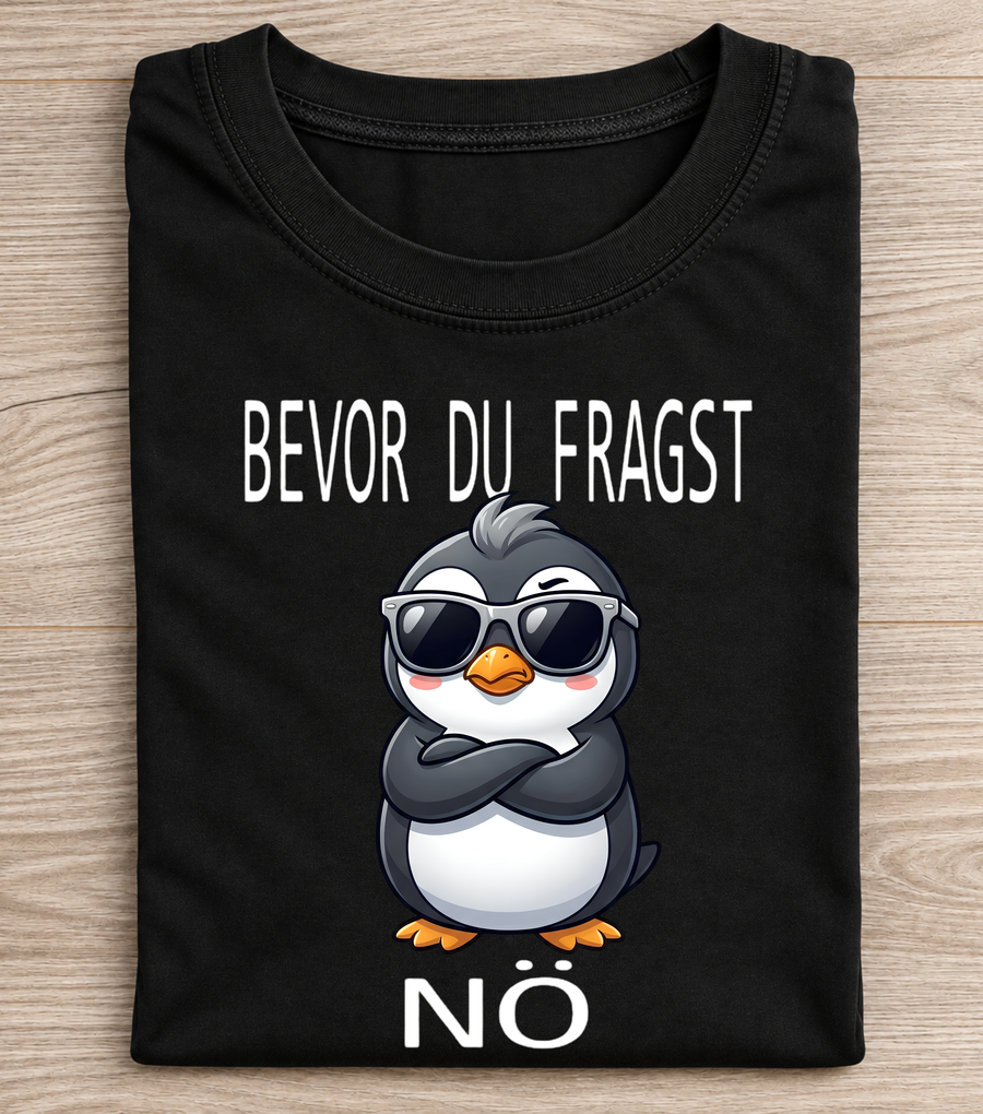 Funny German penguin graphic T-shirt gift by RitaTee